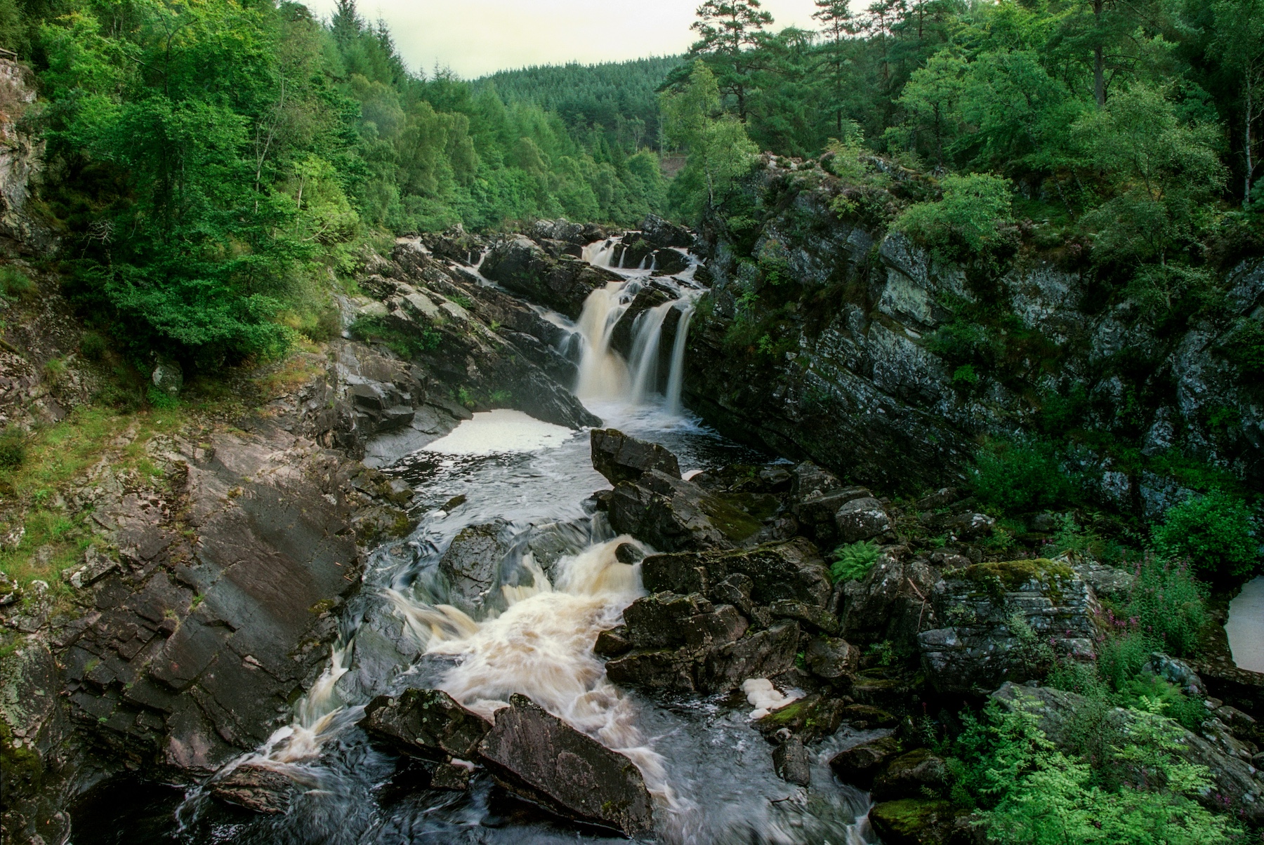 A river flowing in Scotland 