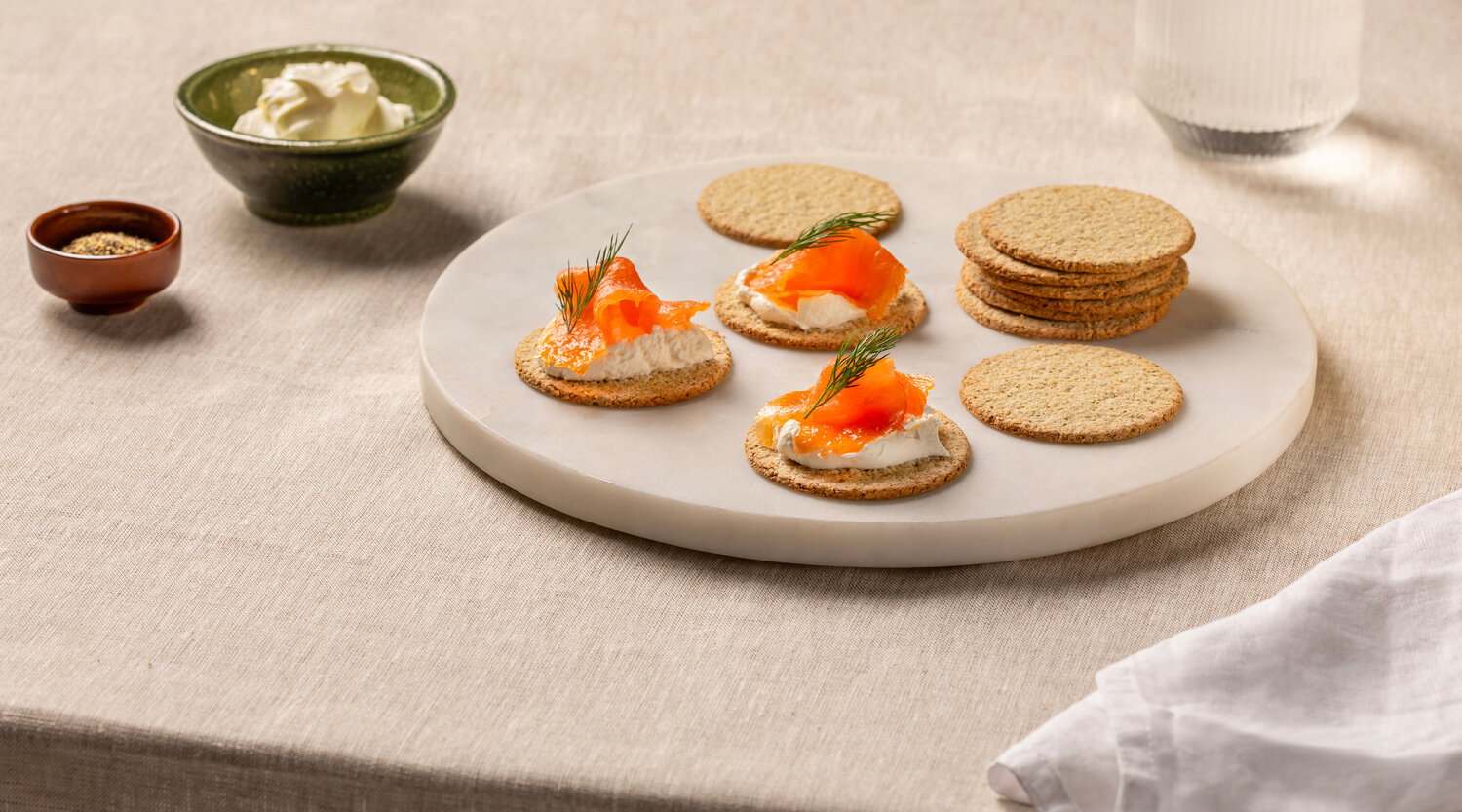 Image of Smoked Salmon on Oatcakes